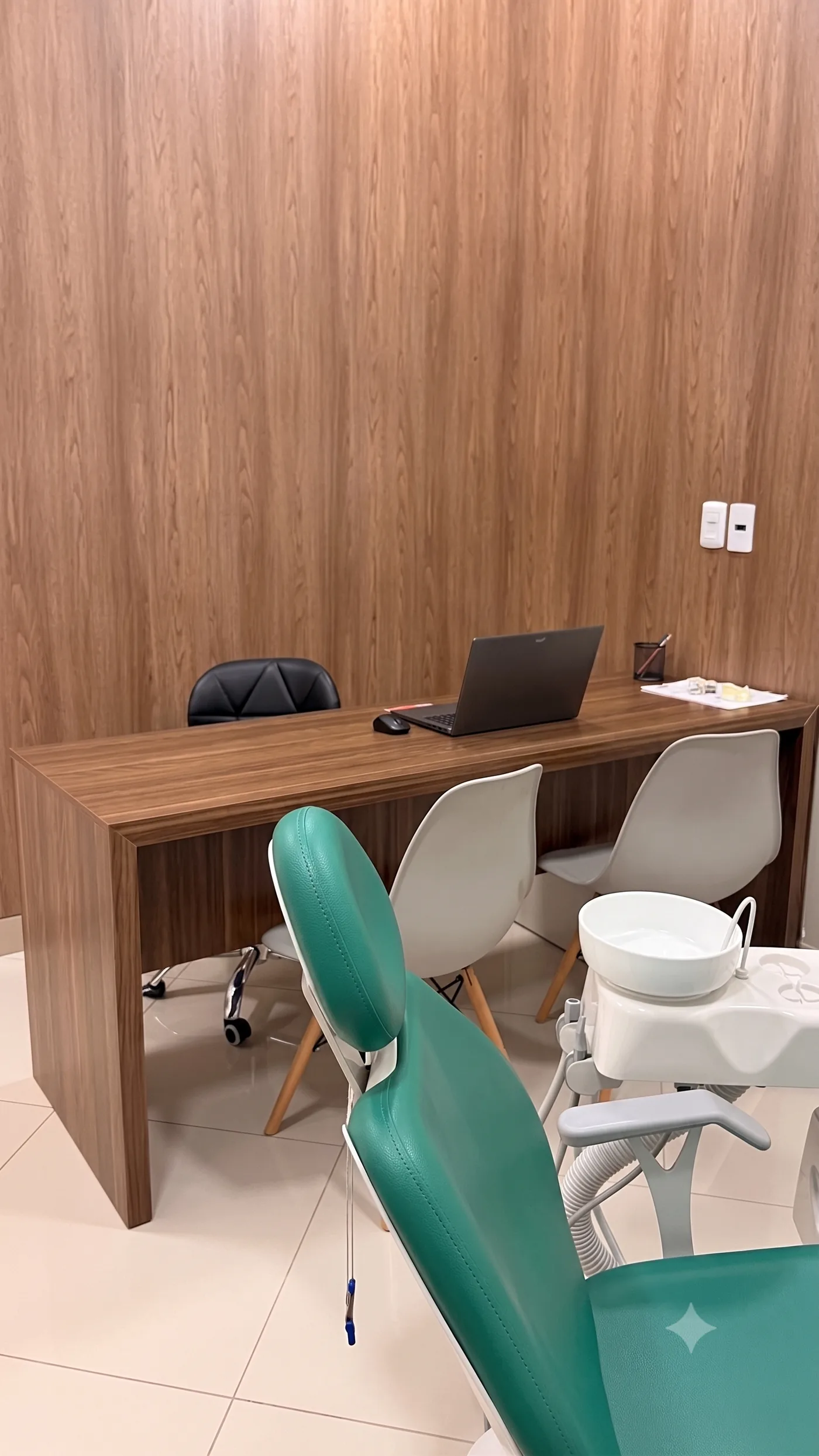 Sala de atendimento da Nova Odontocompany em Hortolândia